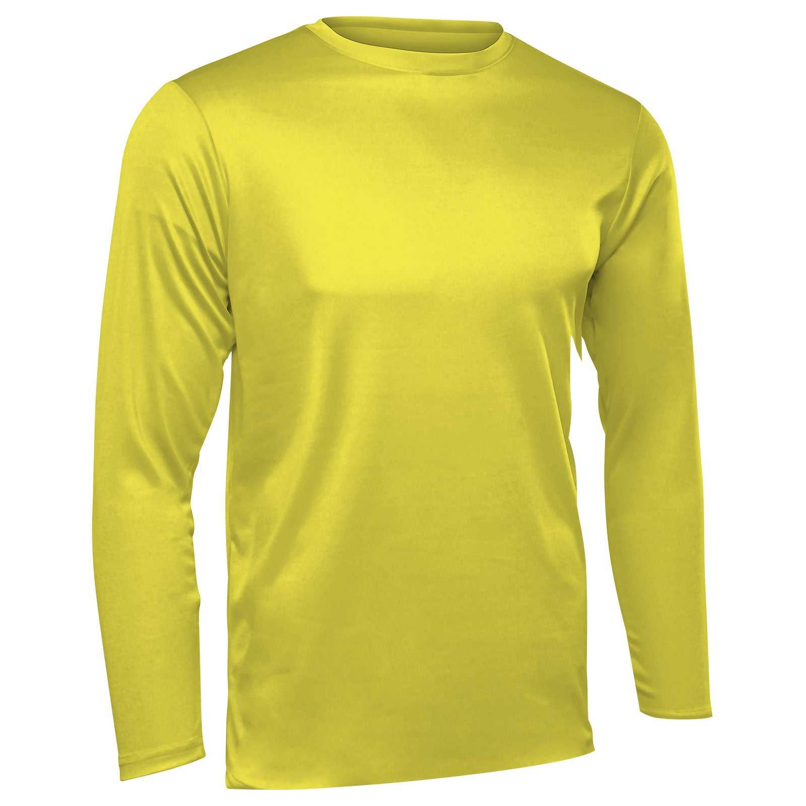 Champro BST99Long Sleeve Vision T-Shirt Long Sleeve - Optic Yellow - HIT a Double