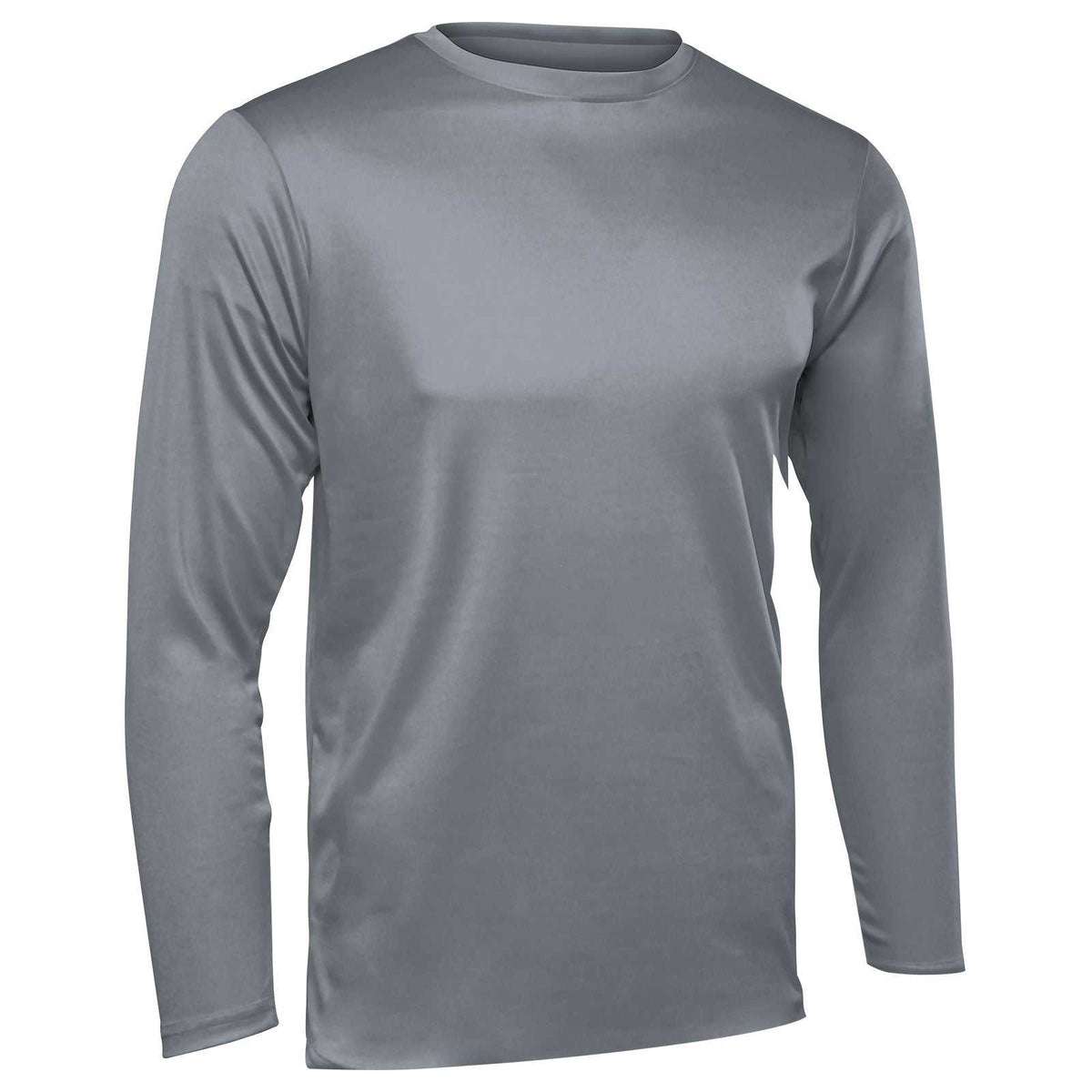 Champro BST99Long Sleeve Vision T-Shirt Long Sleeve - Silver - HIT a Double
