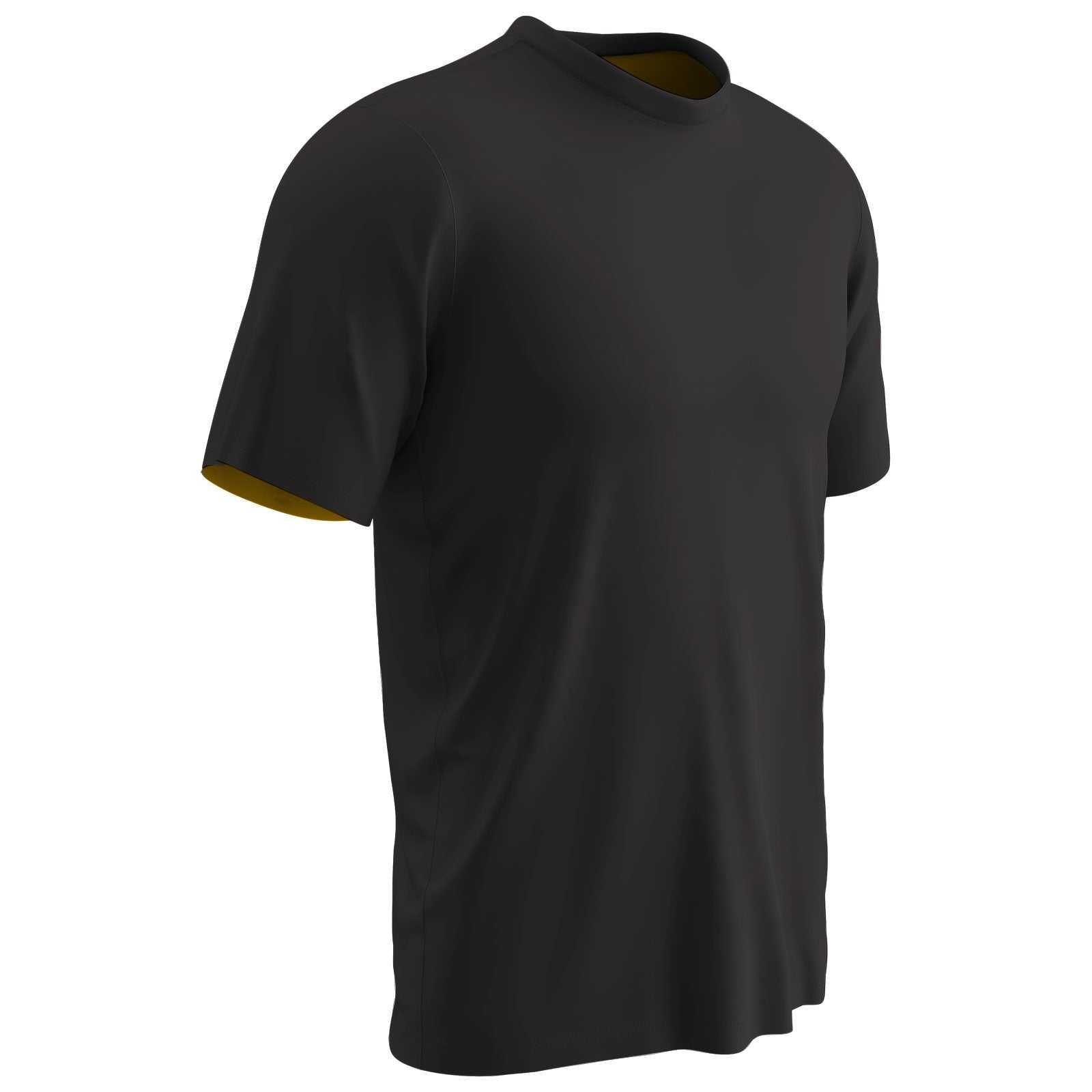 Champro BSTK9 Double Stock Reversible Tee - Black Gold - HIT a Double
