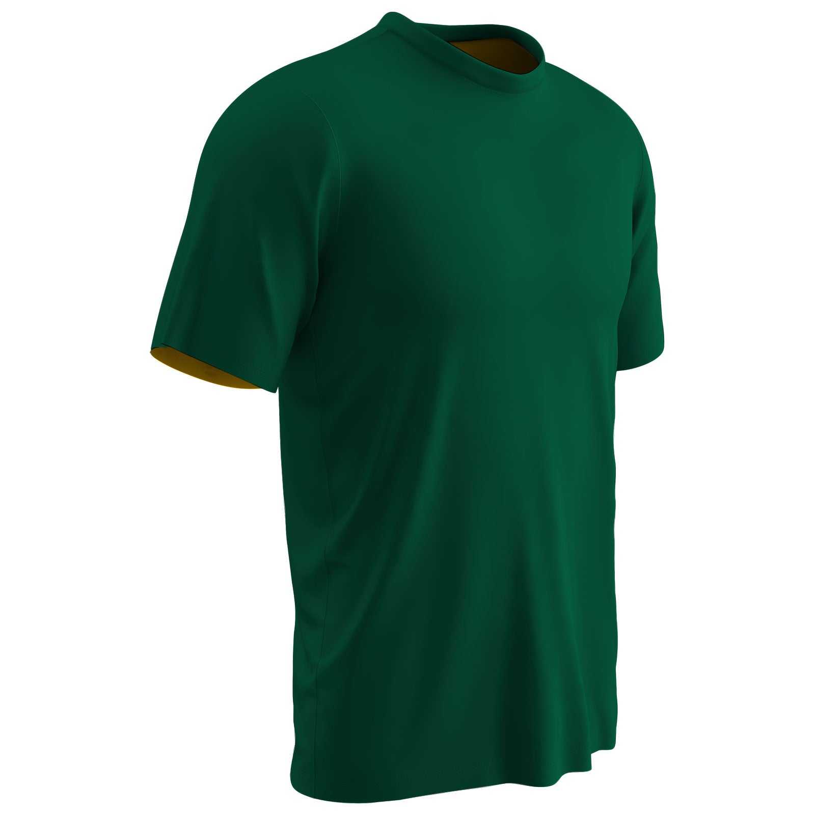 Champro BSTK9 Double Stock Reversible Tee - Forest Green Gold - HIT a Double