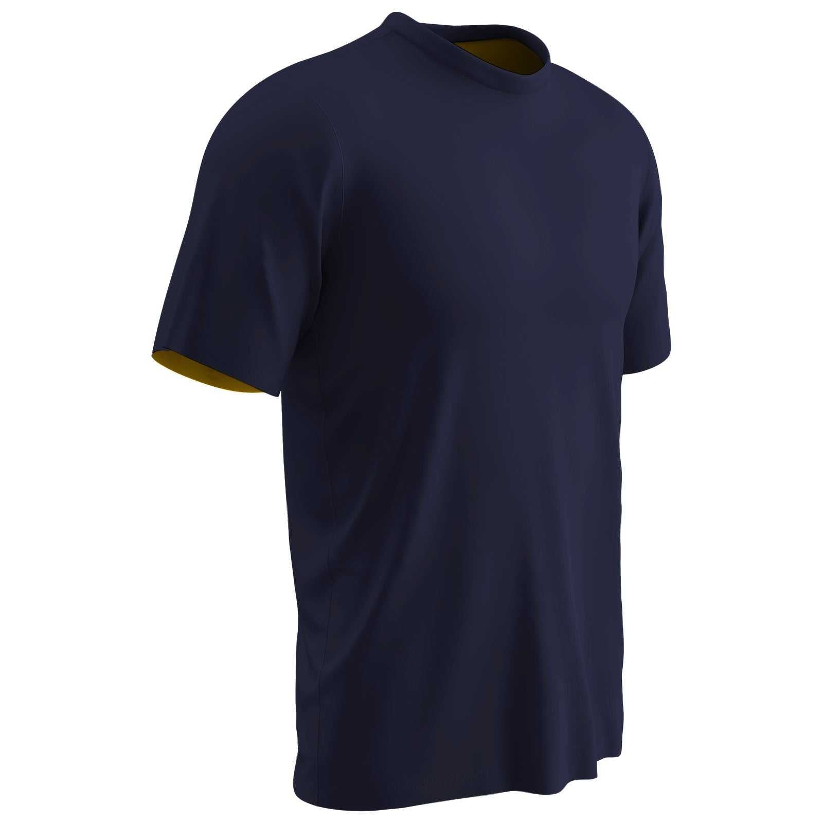 Champro BSTK9 Double Stock Reversible Tee - Navy Gold - HIT a Double