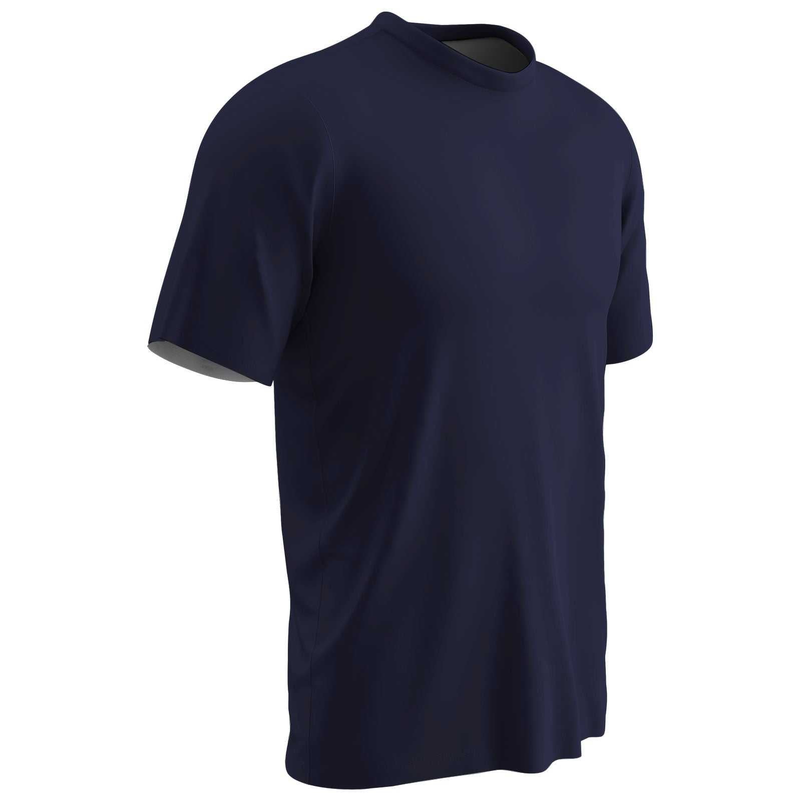 Champro BSTK9 Double Stock Reversible Tee - Navy White - HIT a Double