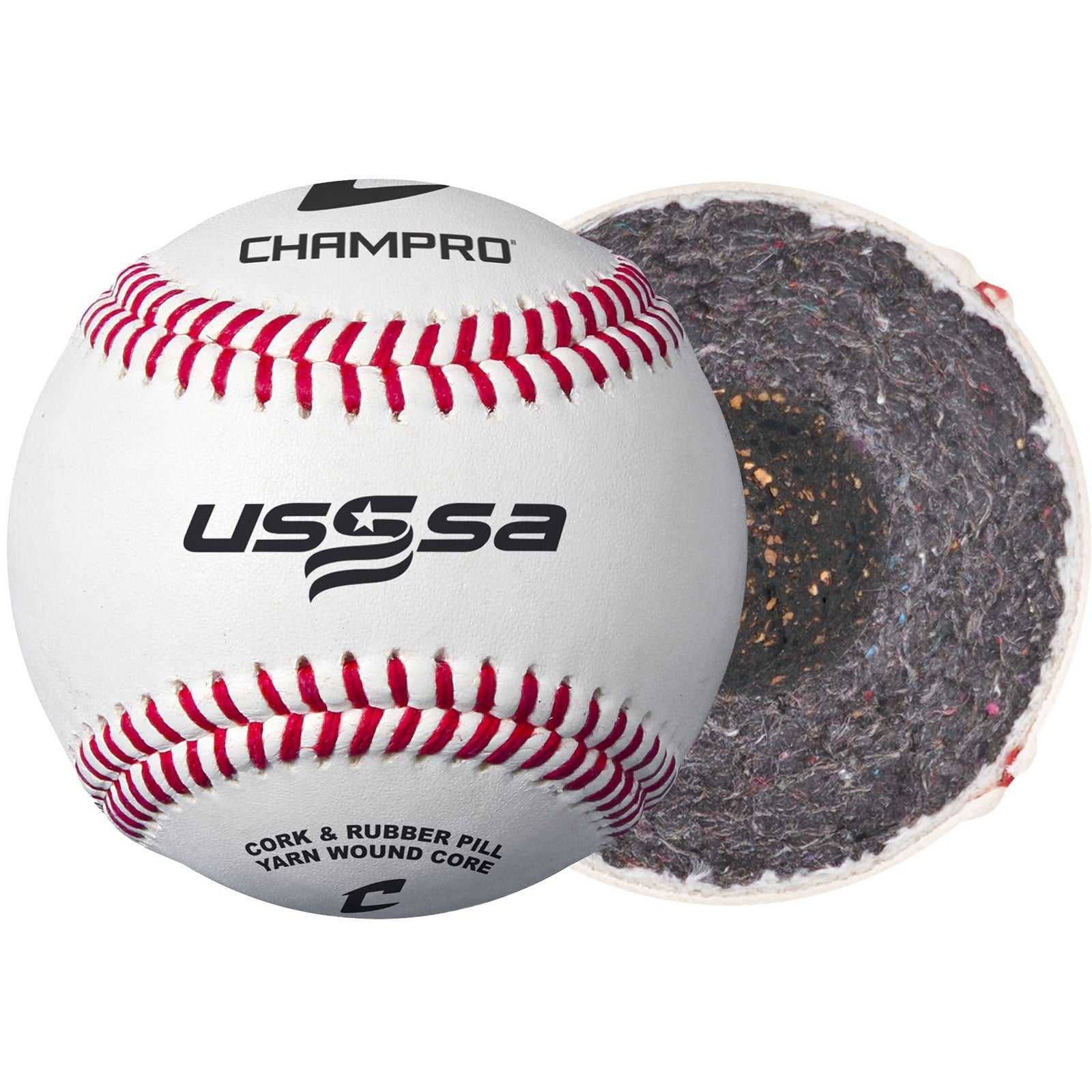 Champro CBB-200US USSSA GameFull Grain Leather Cover - HIT a Double
