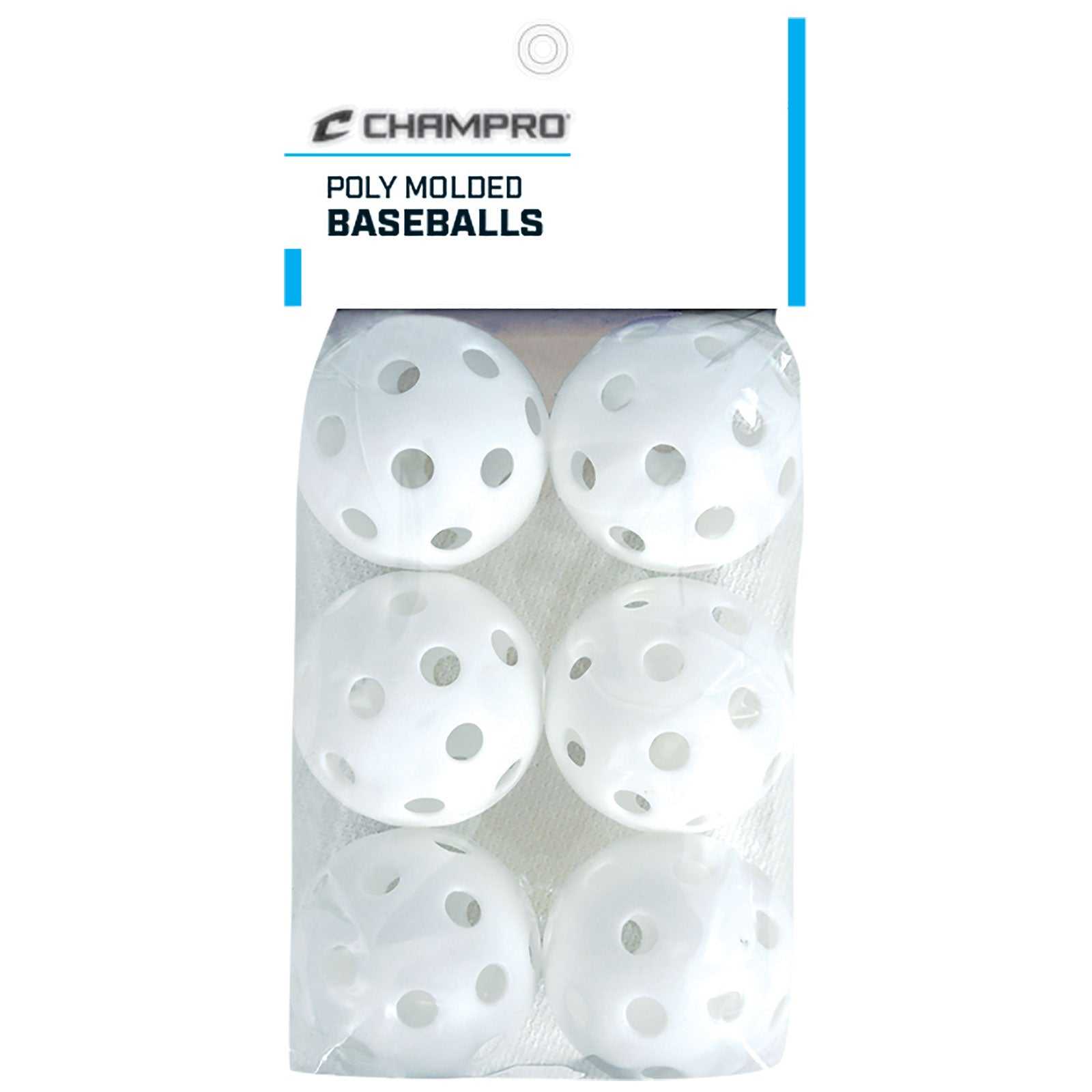 Champro CBB-51C Poly Baseballs6 Pack - HIT a Double