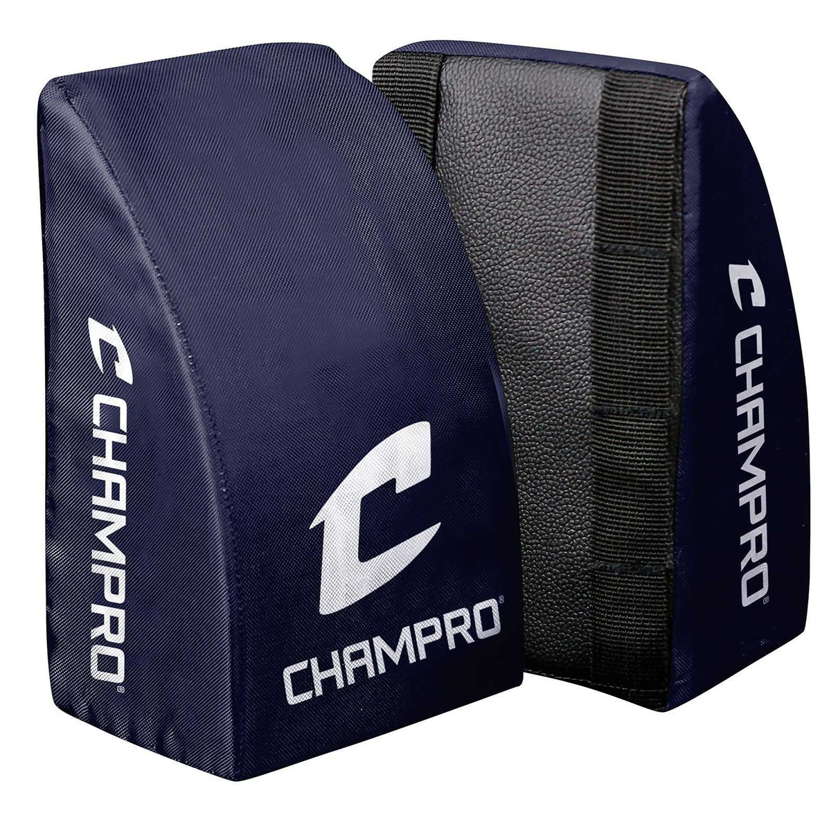 Champro CG28N Catcher&#39;s Knee Support Youth Navy Pair - Navy - HIT a Double