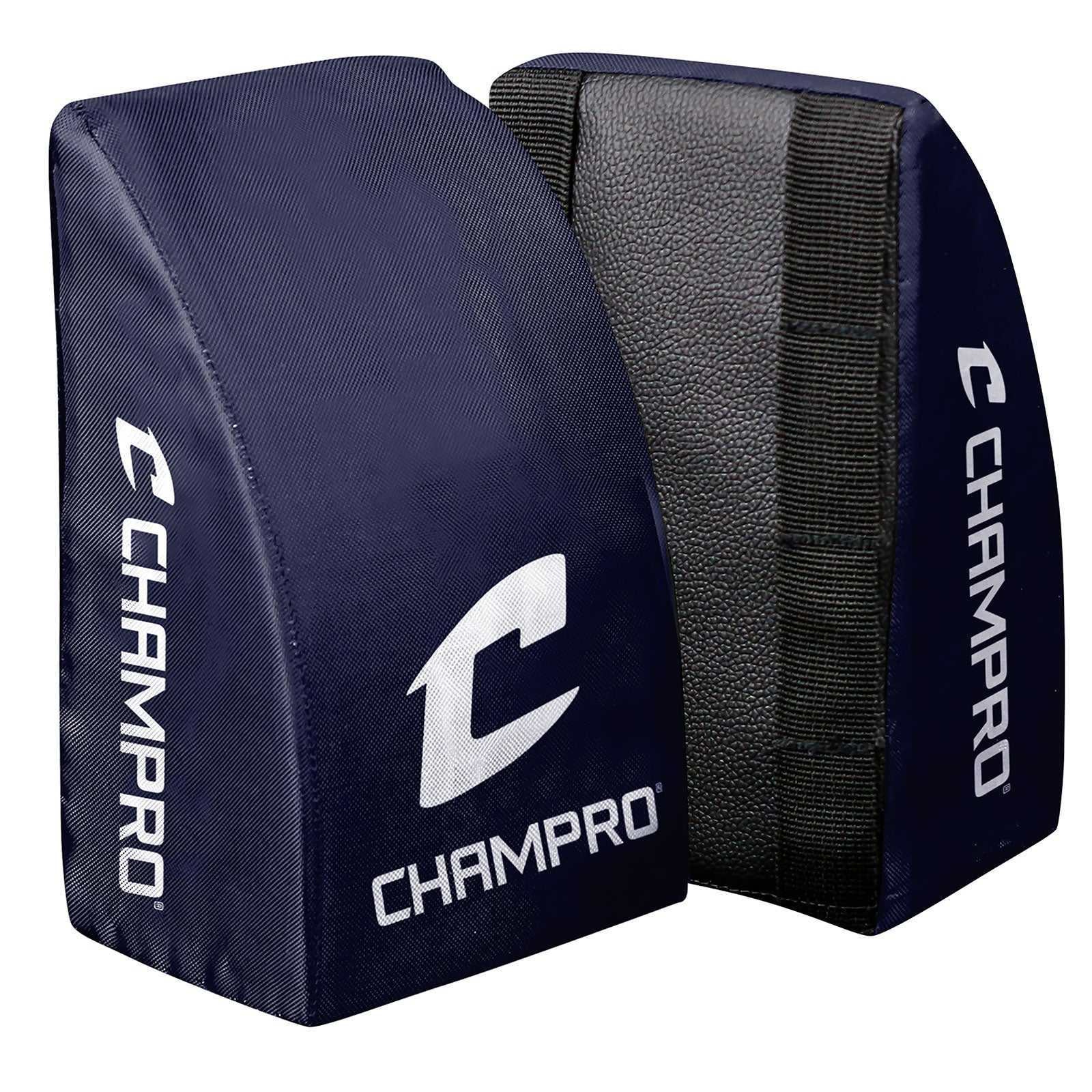 Champro CG28N Catcher's Knee Support Youth Navy Pair - Navy - HIT a Double