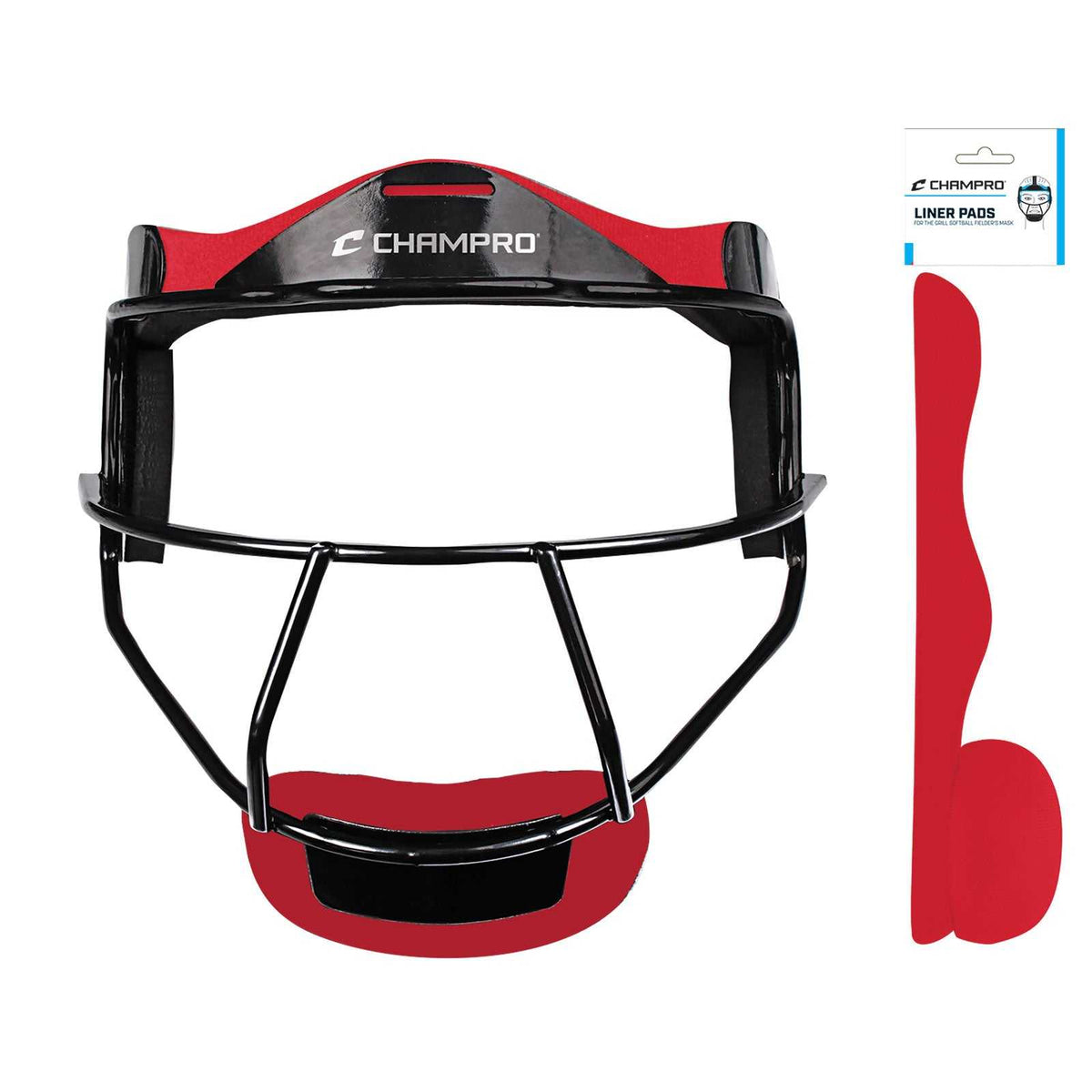 Champro CM01LP The Grill Softball Fielder&#39;s Liner Pad - Scarlet - HIT a Double