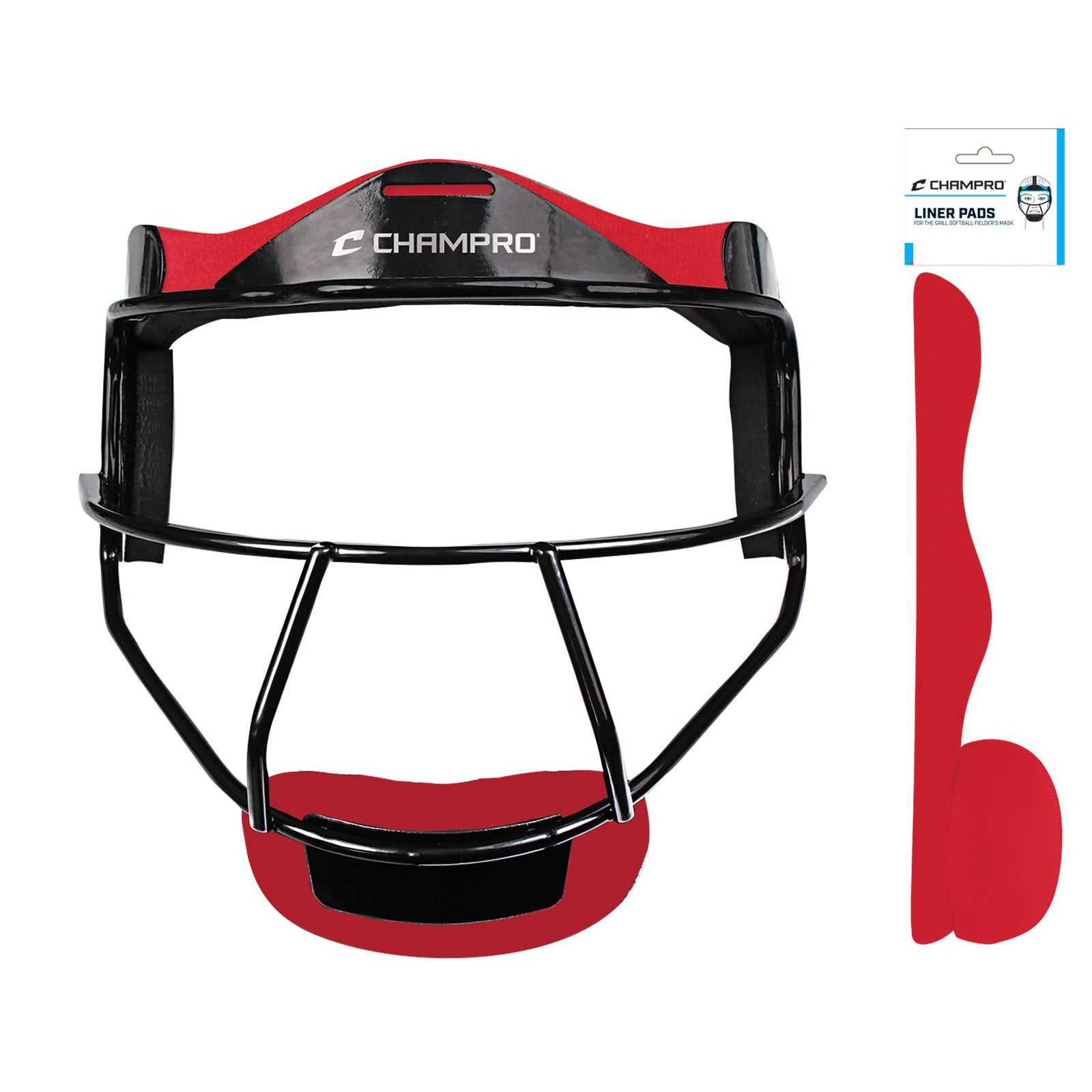 Champro CM01LP The Grill Softball Fielder's Liner Pad - Scarlet - HIT a Double