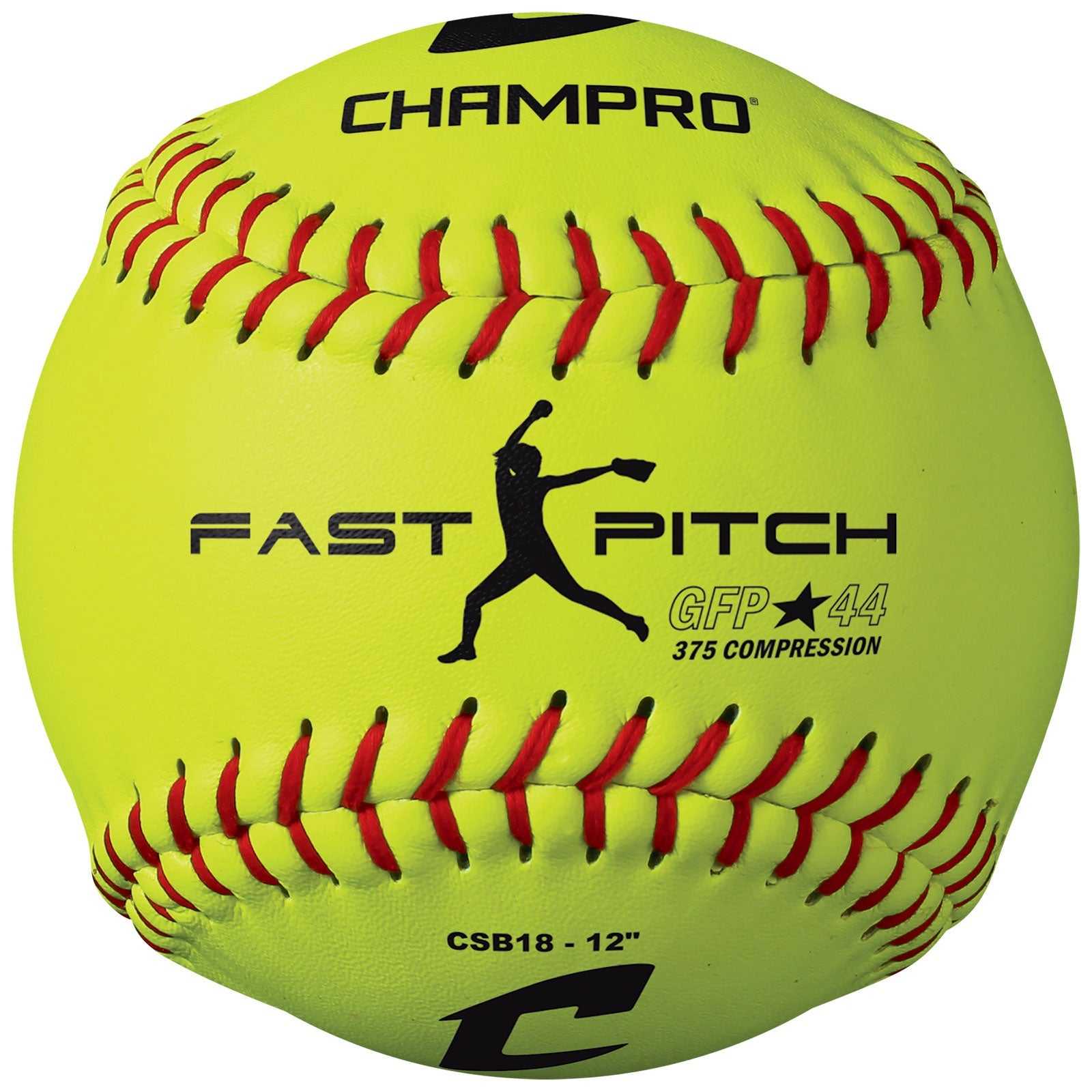 Champro CSB18 ASA 12 Fast Pitch -Durahide Cover .44 Cor - HIT a Double