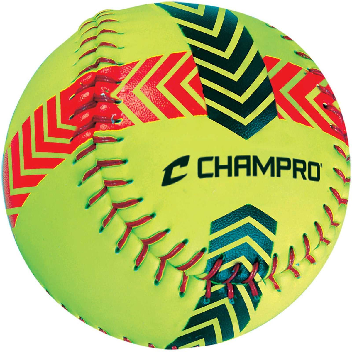 Champro CSB52S Striped Training Softball Set - Optic Yellow - HIT a Double