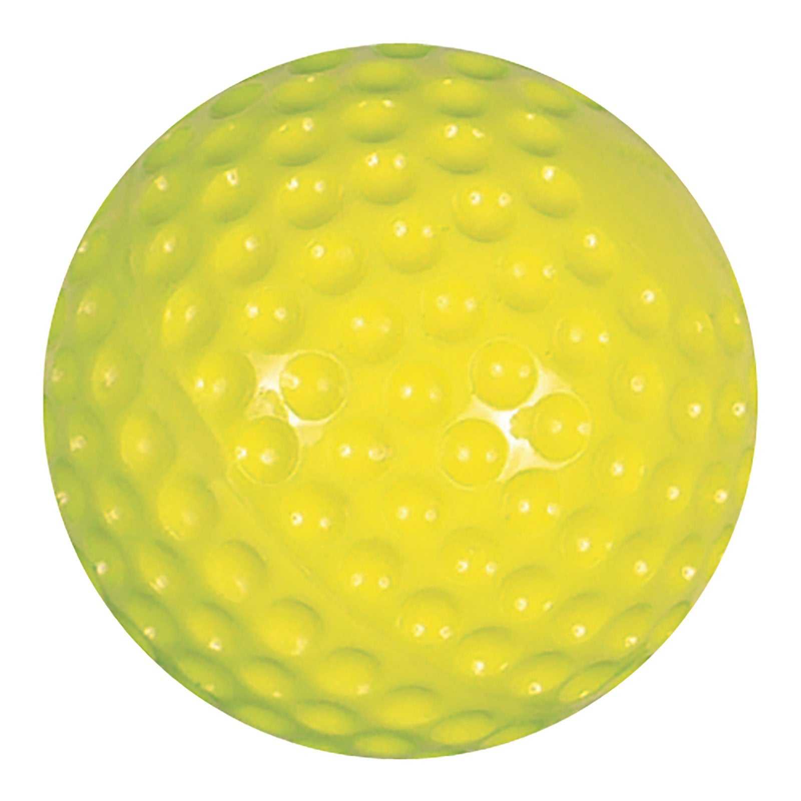 Champro CSB-57Y 11 Dimple Molded SoftballOptic Yellow - HIT a Double