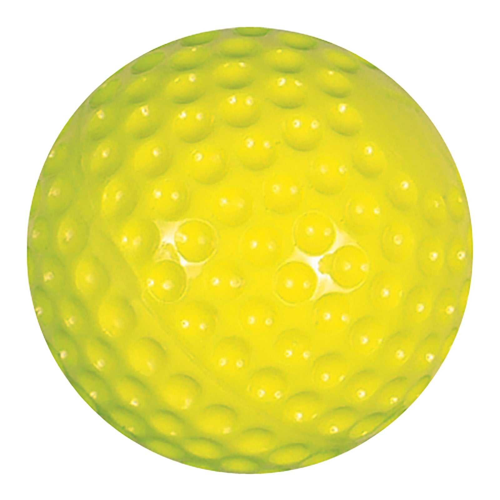 Champro CSB-59Y 12 Dimple Molded SoftballOptic Yellow - HIT a Double
