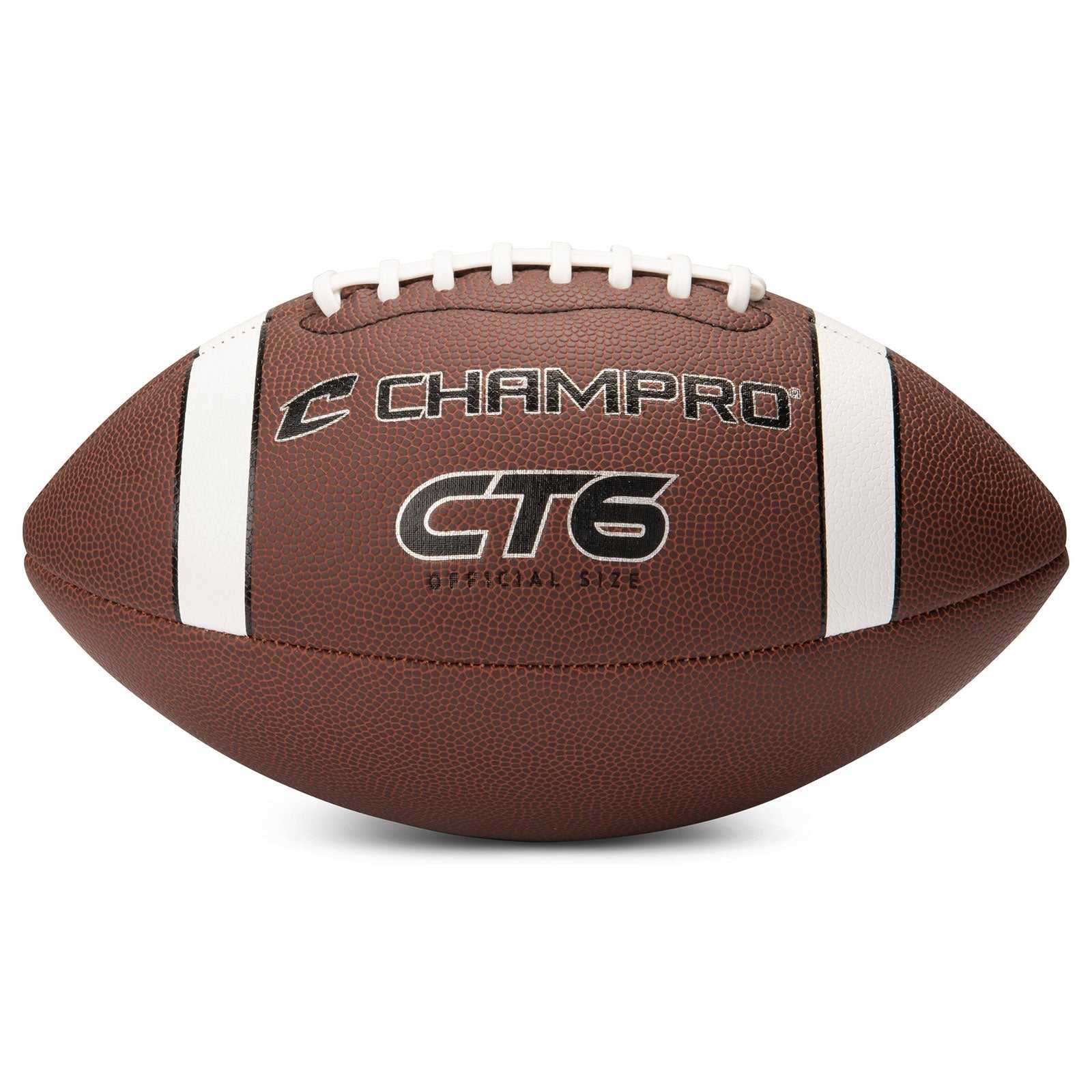 Champro FB6 CT6 "600" Composite Football - Brown White - HIT a Double