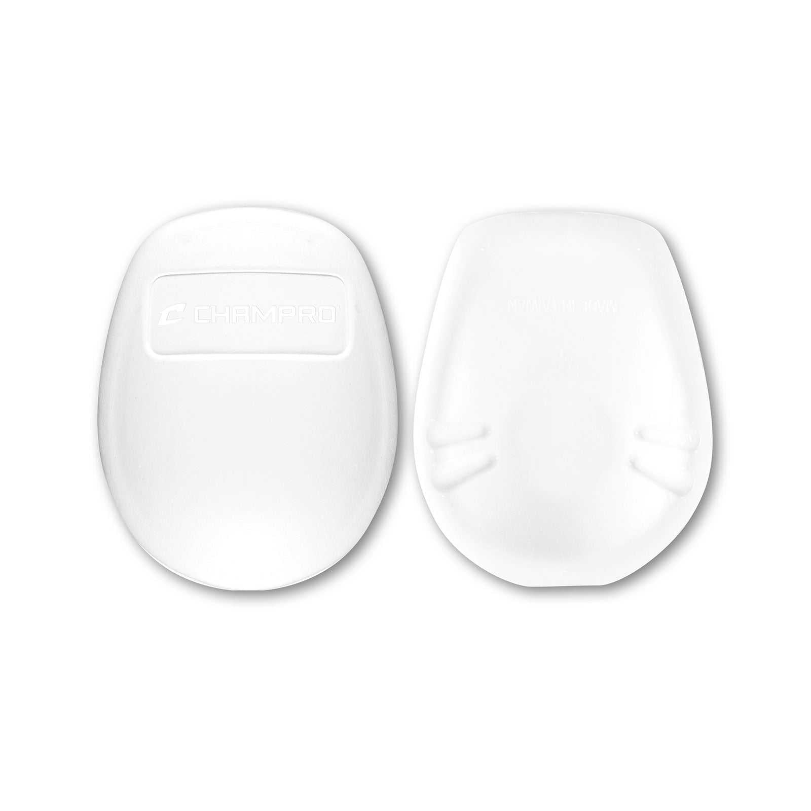 Champro FKPUL Ultra Light Insert Knee Pad Pair - White - HIT a Double