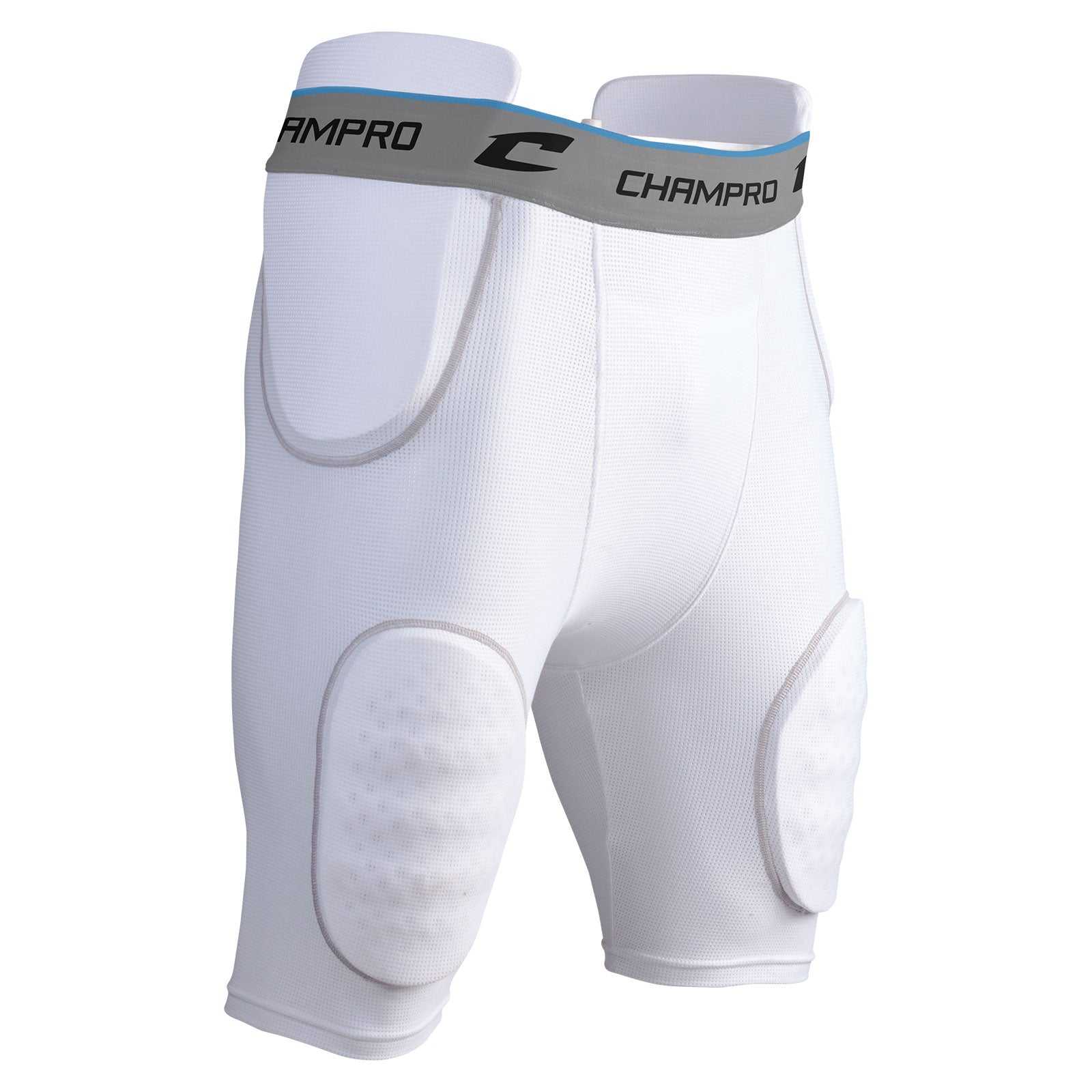 Champro FPGU18 Formation 5-Pad Integrated Girdle - Black Gray - HIT a Double