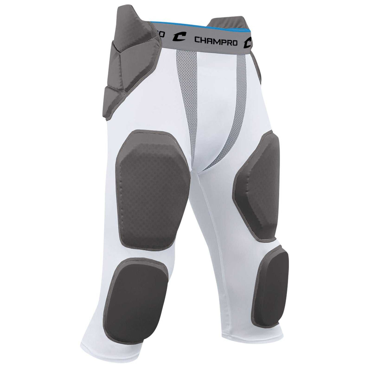 Champro FPGU7 Man-Up 7-Pad Girdle - White - HIT a Double