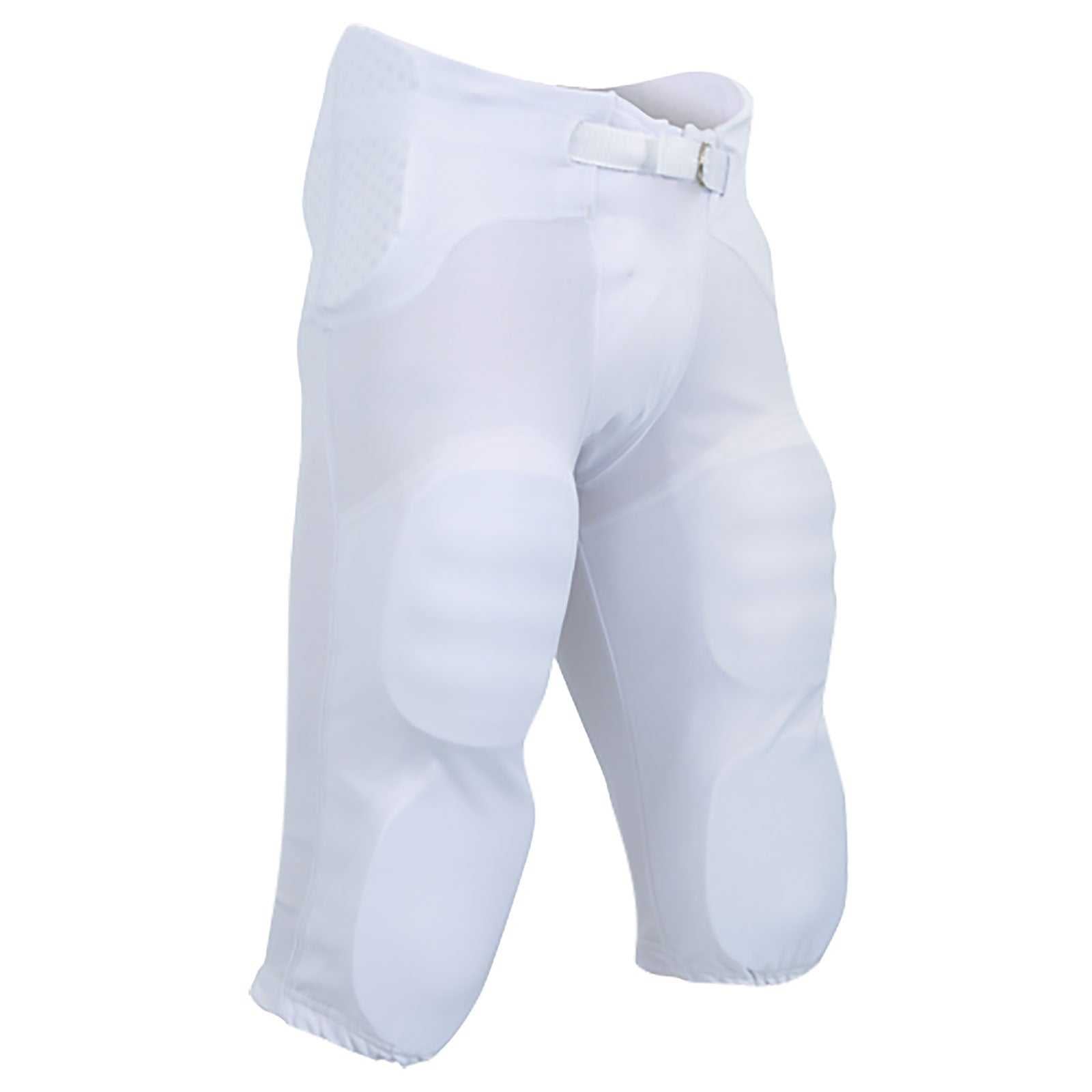 Champro FPU13 Safety Integrated Football Practice Pant with Built-In Pads - White - HIT a Double