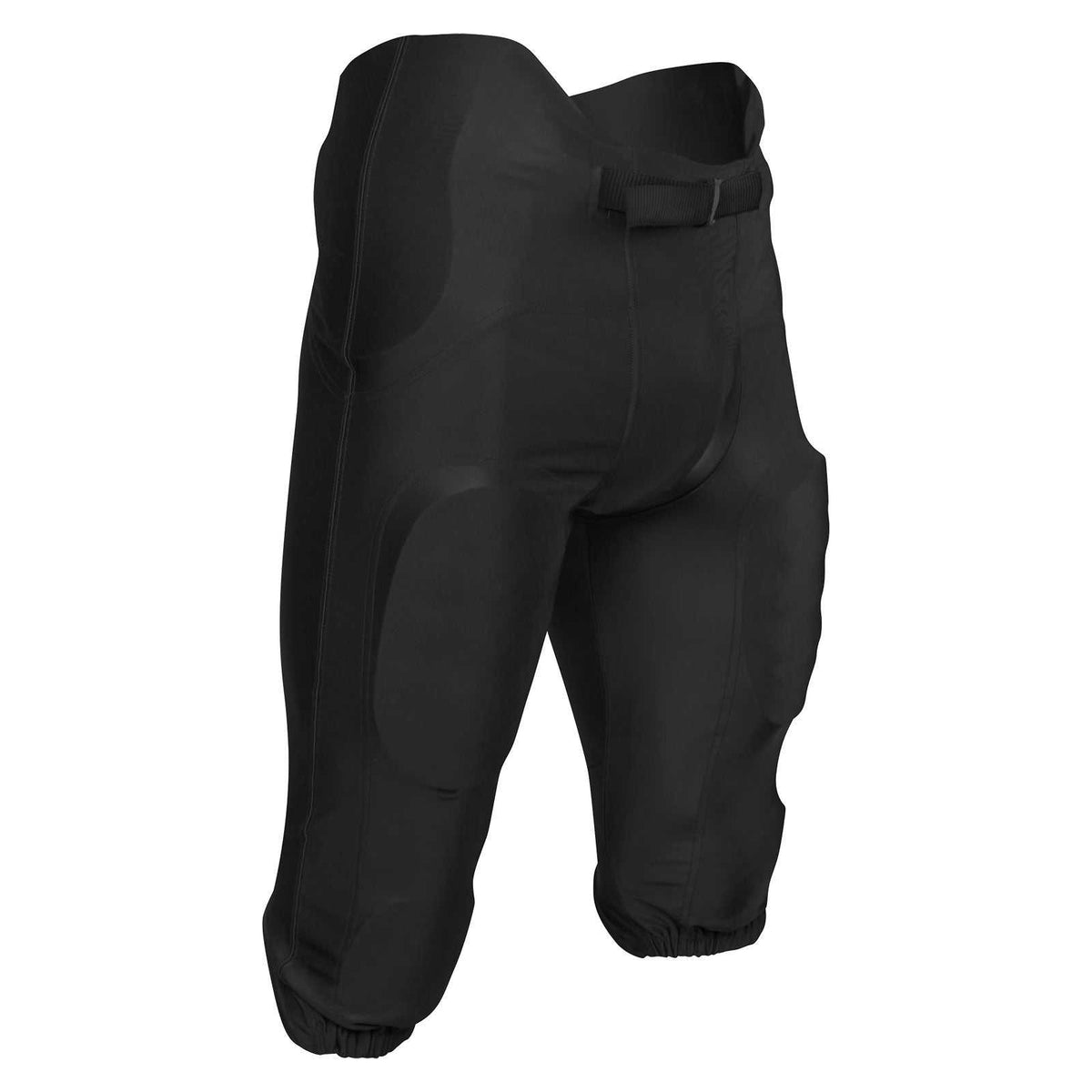 Champro FPU19 Terminator 2 Integrated Football Pant with Built-In Pads - Black - HIT a Double