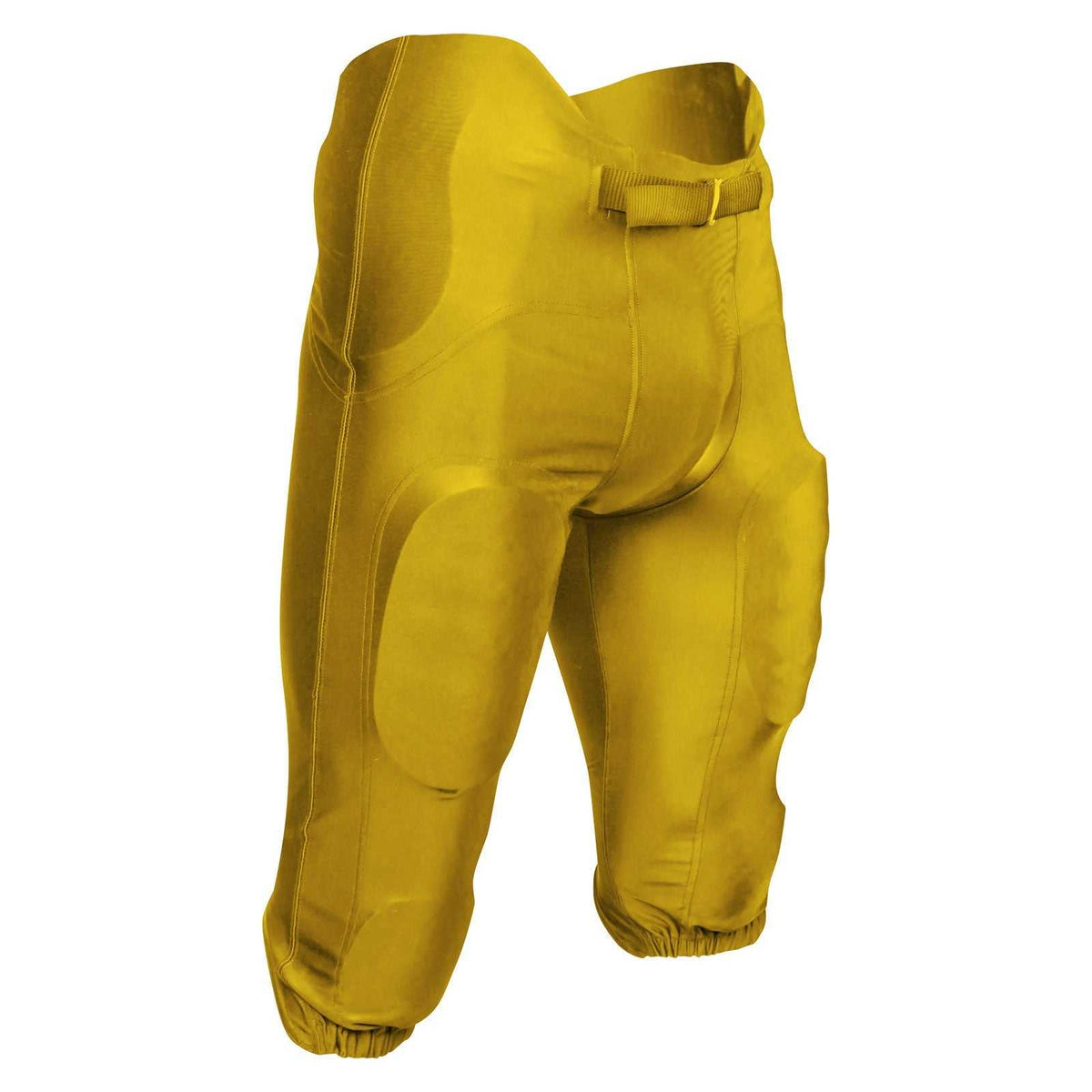 Champro FPU19 Terminator 2 Integrated Football Pant with Built-In Pads - Gold - HIT a Double