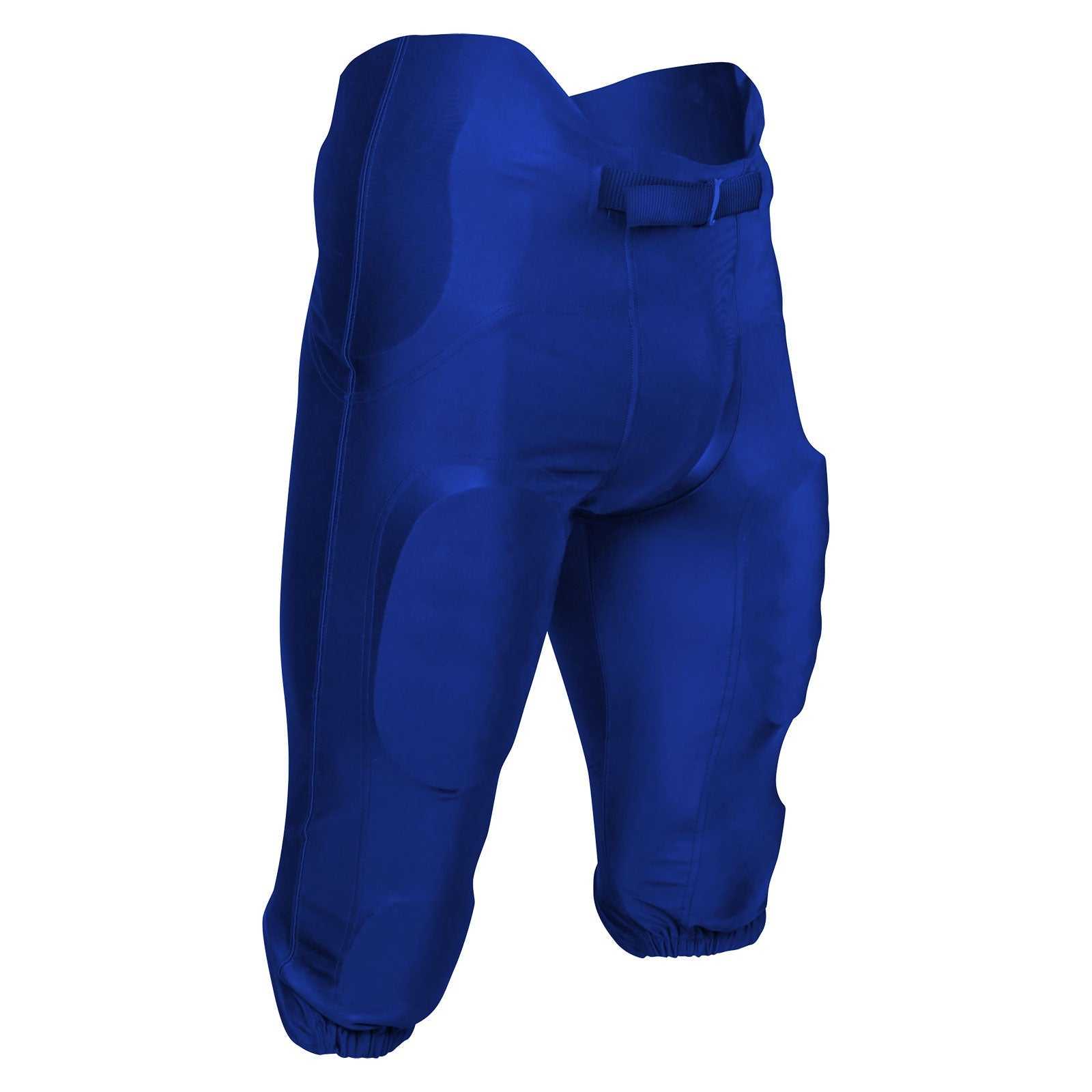 Champro FPU19 Terminator 2 Integrated Football Pant with Built-In Pads - Royal - HIT a Double