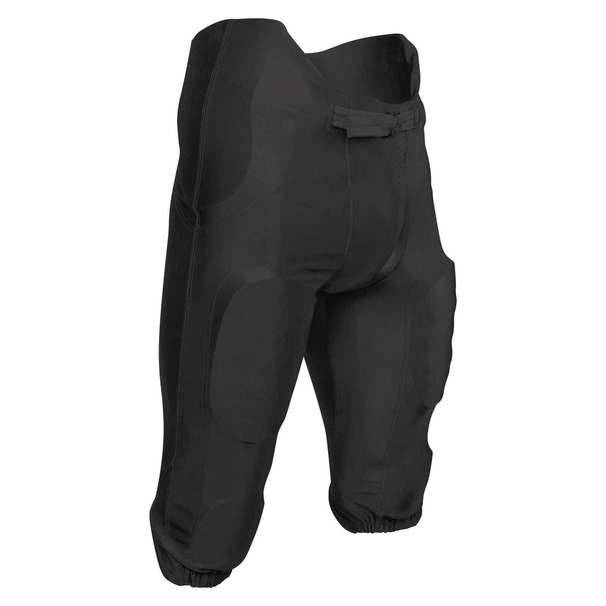 Champro FPU21 Bootleg 2 Integrated Football Pant with Built-In Pads - Black - HIT a Double