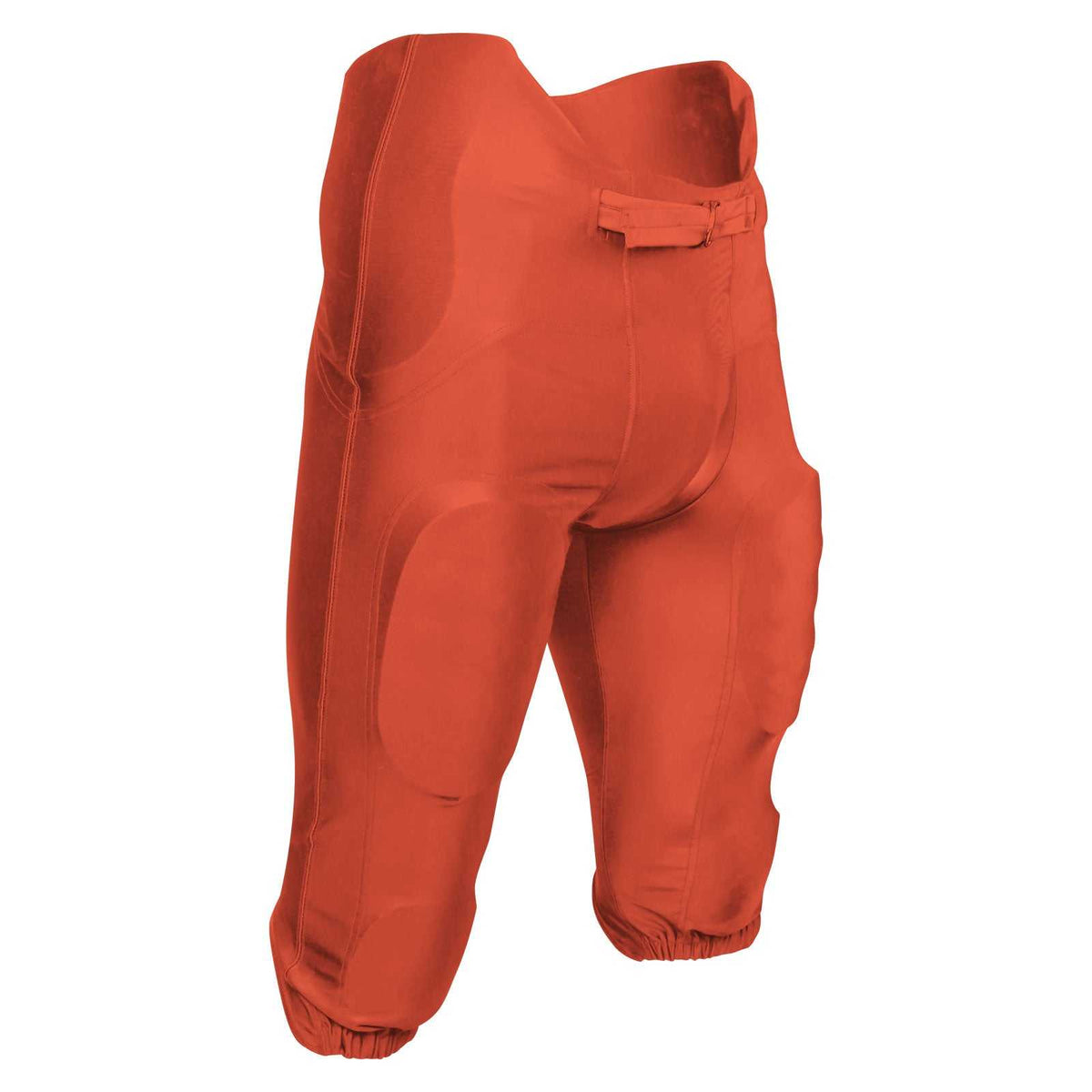 Champro FPU21 Bootleg 2 Integrated Football Pant with Built-In Pads - Orange - HIT a Double