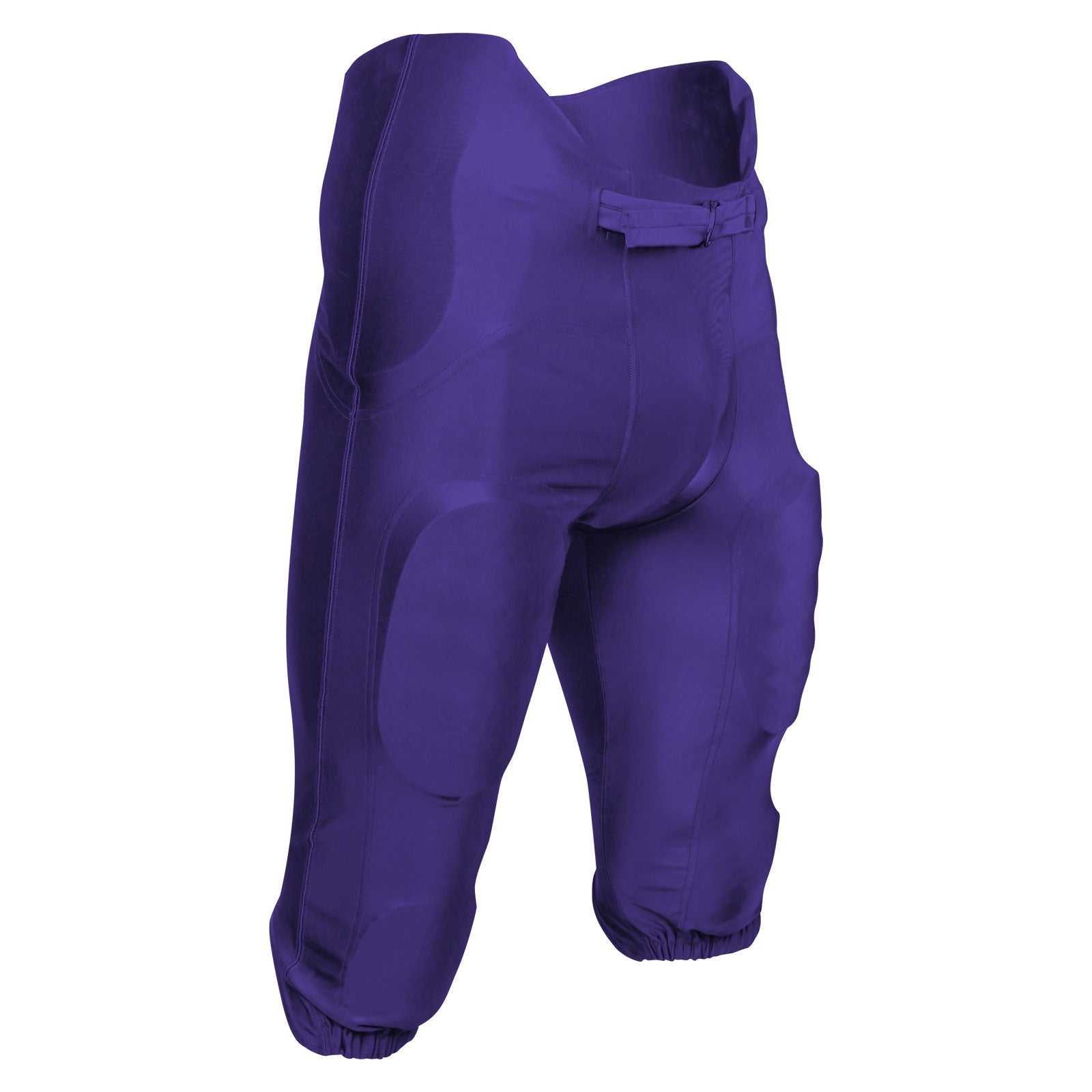 Champro FPU21 Bootleg 2 Integrated Football Pant with Built-In Pads - Purple - HIT a Double