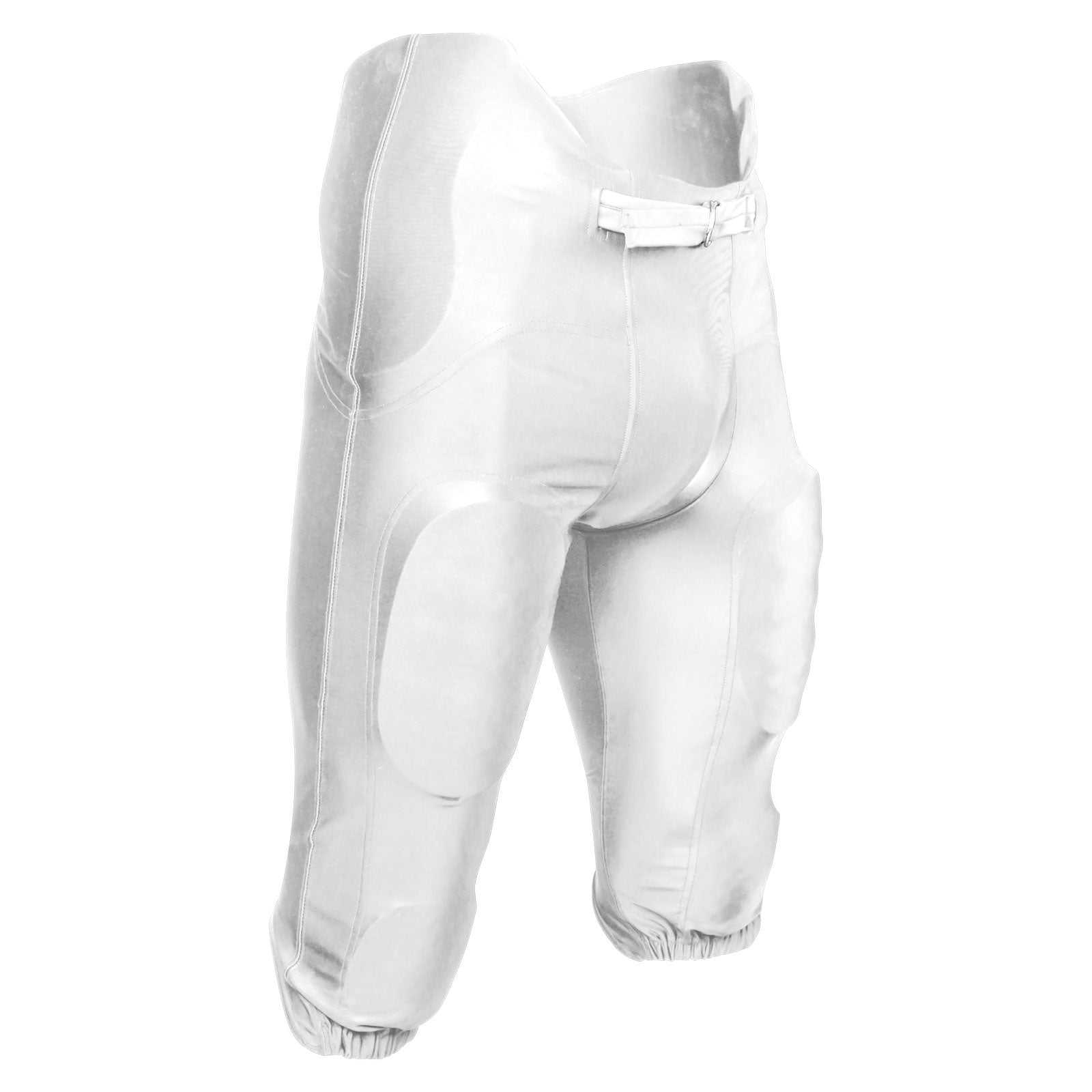Champro FPU21 Bootleg 2 Integrated Football Pant with Built-In Pads - White - HIT a Double