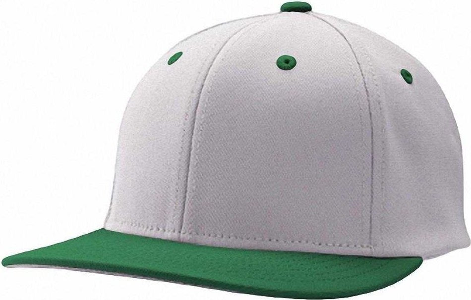 Champro HC2 MVP Cap - White White Forest Green - HIT a Double
