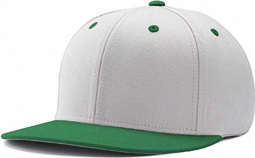 Champro HC4 Pennant Snapback - White White Forest Green - HIT a Double