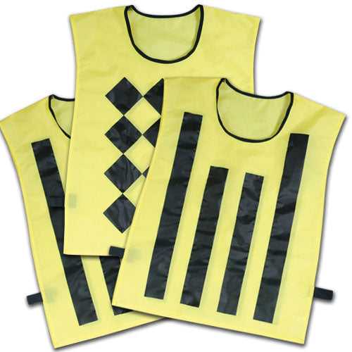 Champro P422 Sideline Official Pinnies (Set Of 3, 1 Diamond/2 Striped) - HIT a Double