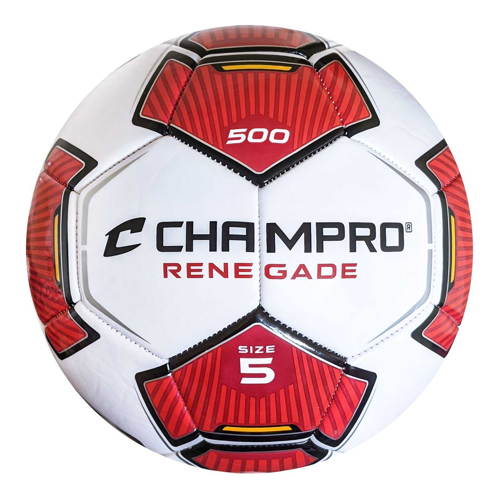 Champro SB500 Renegade Soccer Ball - Scarlet - HIT a Double