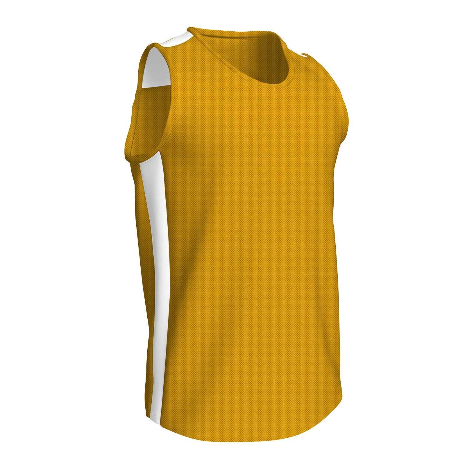 Champro TFJ01 Miler Track Jersey - Gold White - HIT a Double