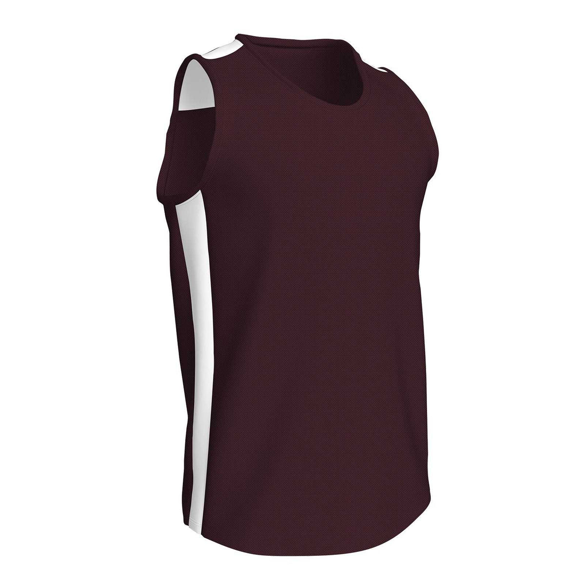 Champro TFJ01 Miler Track Jersey - Maroon White - HIT a Double