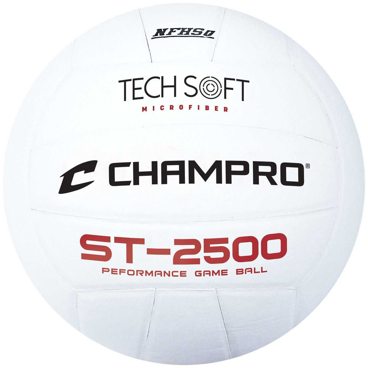 Champro VBST2500 2500 TecSoft Volleyball - White - HIT A Double
