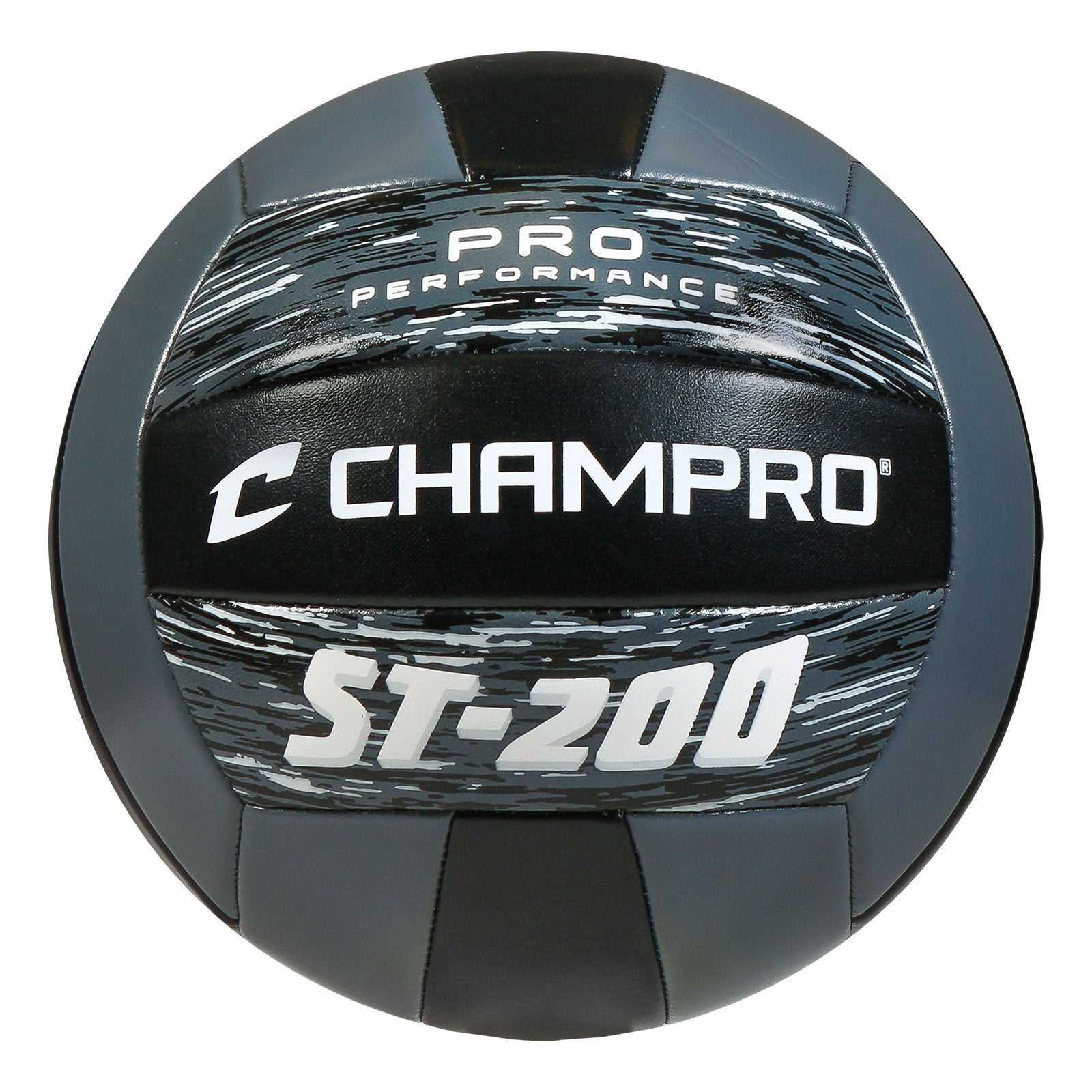 Champro VB-ST200 St200 Pro Perforamnce Volleyball - Camo Black - HIT a Double