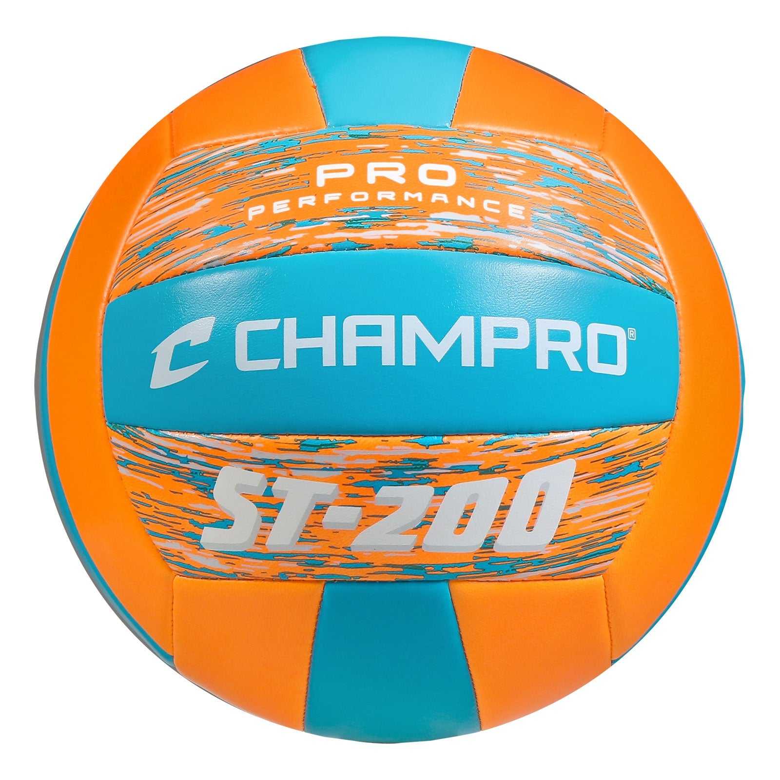 Champro VB-ST200 St200 Pro Perforamnce Volleyball - Camo Optic Orange - HIT a Double