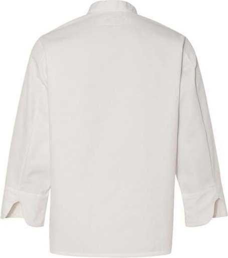 Chef Designs 0413 Button Chef Coat with Thermometer Pocket - White - HIT a Double - 3