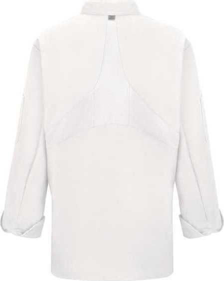 Chef Designs 041X Women&#39;s Mimix Chef Coat with OilBlok - White - HIT a Double - 2