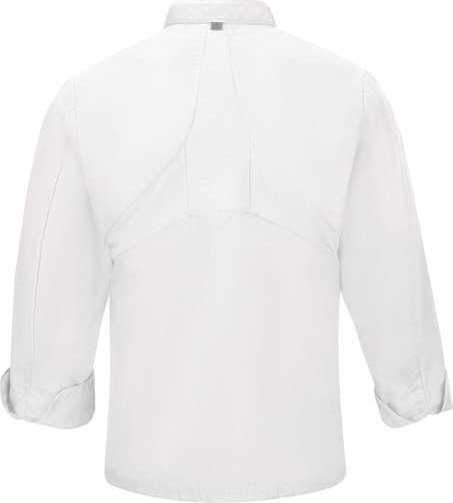 Chef Designs 042X Mimix Chef Coat with OilBlok - White - HIT a Double - 2