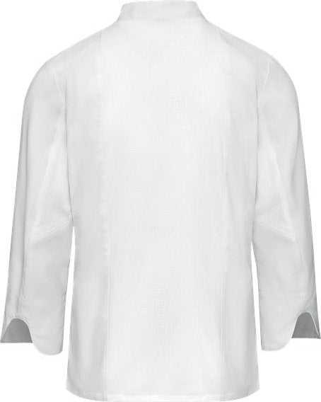 Chef Designs 053W Women&#39;s Deluxe Airflow Chef Coat - White - HIT a Double - 2