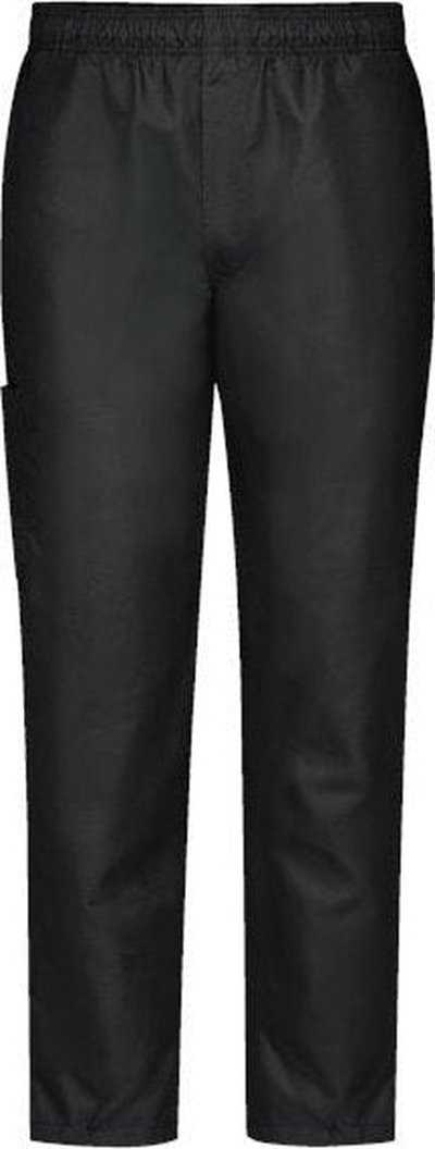 Chef Designs 0P2M Airflow Chef Pants with Back Panels - Black - HIT a Double - 1