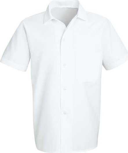 Chef Designs 5010 Button-Front Cook Shirt - White - HIT a Double - 1