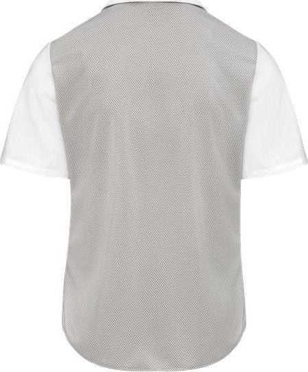 Chef Designs 501W Women&#39;s Poplin Airflow Cook Shirt with OilBlok - White/ Gray - HIT a Double - 2