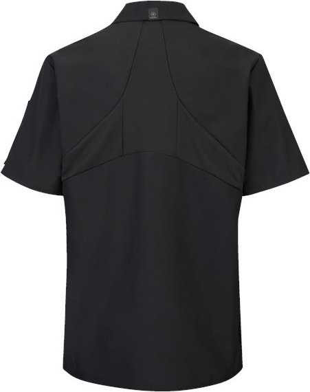 Chef Designs 501X Women&#39;s Mimix Short Sleeve Cook Shirt with OilBlok - Black - HIT a Double - 2
