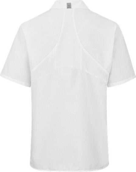 Chef Designs 501X Women&#39;s Mimix Short Sleeve Cook Shirt with OilBlok - White - HIT a Double - 2