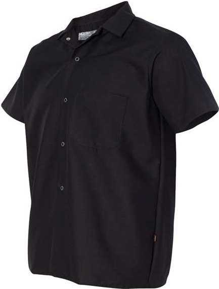 Chef Designs 5020 Poplin Cook Shirt with Gripper Closures - Black - HIT a Double - 2