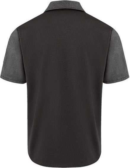 Chef Designs 502M Poplin Airflow Cook Shirt with OilBlok - Charcoal/ Black - HIT a Double - 2
