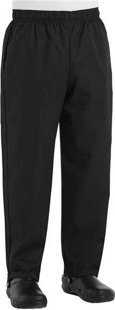 Chef Designs 5360 Baggy Chef Pants - Black - HIT a Double - 2