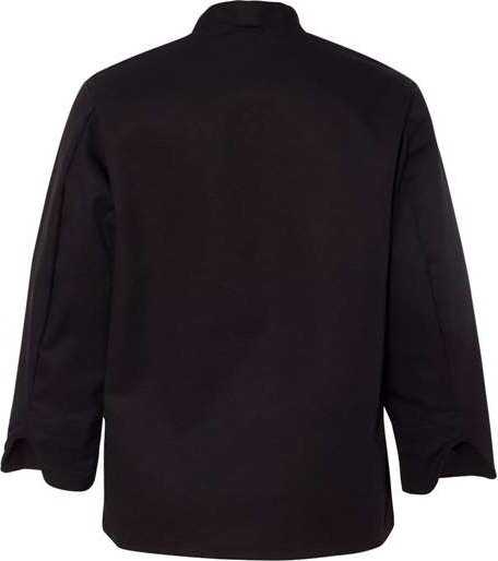 Chef Designs KT76 Black Traditional Chef Coat - Black - HIT a Double - 3